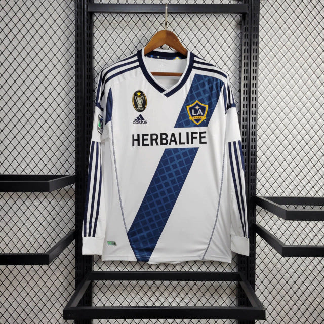 11/12 LA Galaxy Home Retro Jersey (With Patches)