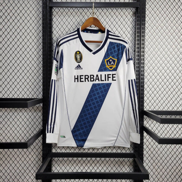 11/12 LA Galaxy Home Retro Jersey (With Patches)