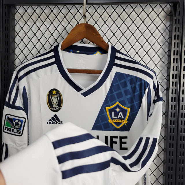 11/12 LA Galaxy Home Retro Jersey (With Patches)