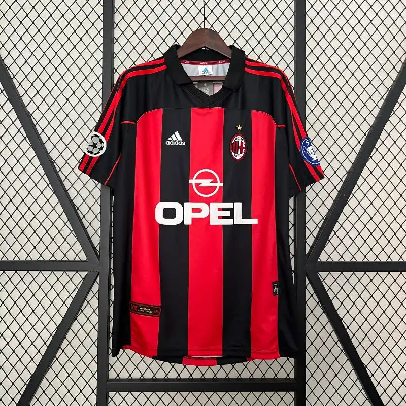 00/01 AC Milan Retro Jersey (With Patches)